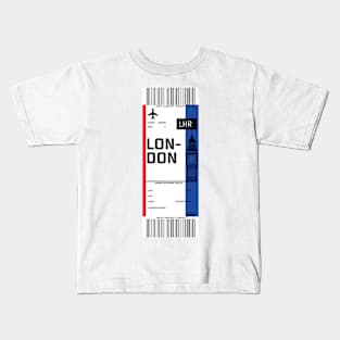 London boarding pass Kids T-Shirt